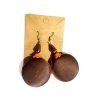African Fabric Earrings | Big M25003